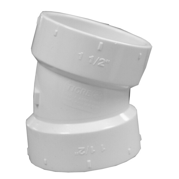 3 in. PVC 22-1/2 Deg Elbow